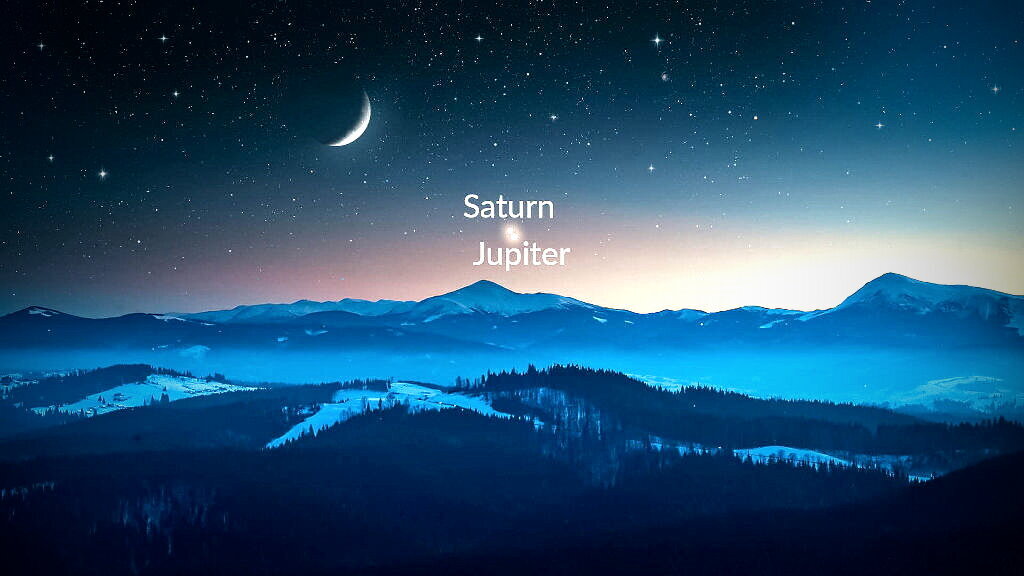 Великое слияние Сатурна и Юпитера