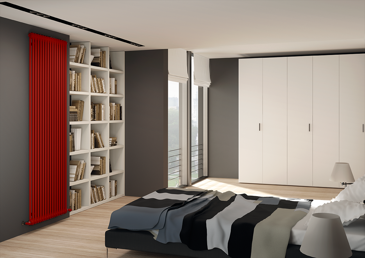 Вертикальные радиаторы Irsap в дизайне интерьера 