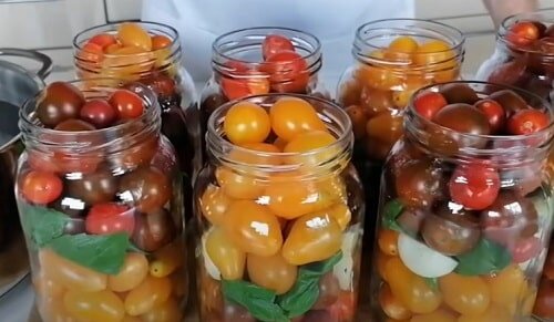 Маринованные помидоры черри на зиму - 15 рецептов с фото
