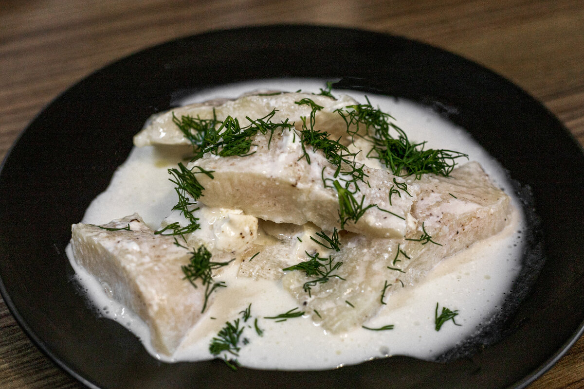 Рыба с овощами в сливочном соусе, пошаговый рецепт на ккал, фото, ингредиенты - Черешенка