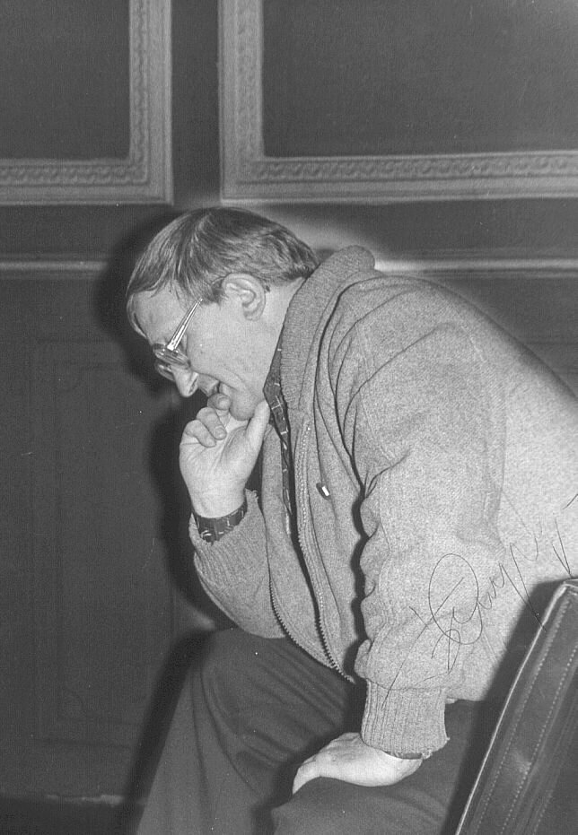 Борис Стругацкий. Тридцать четыре года назад... Ленинград. Дом писателя. Октябрь 1987 года.