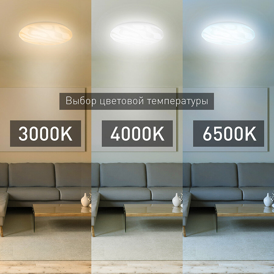Возможность выбора цветовой температуры 