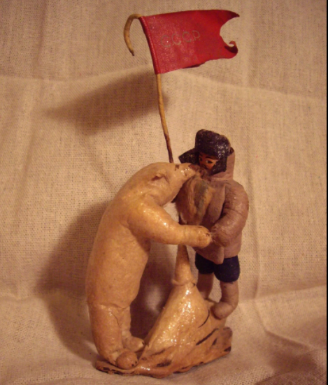 Игрушка елочная СССР Северный полюс. Цена 189 000 руб. Фото с сайта https://meshok.net