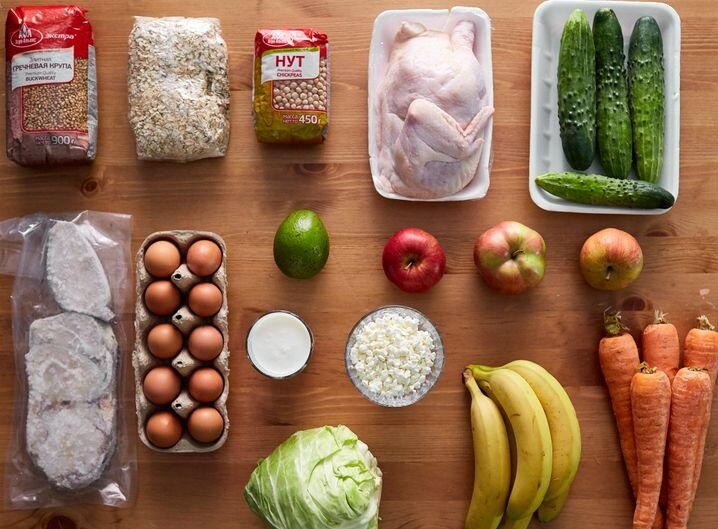 Пример корзины на 1000 руб