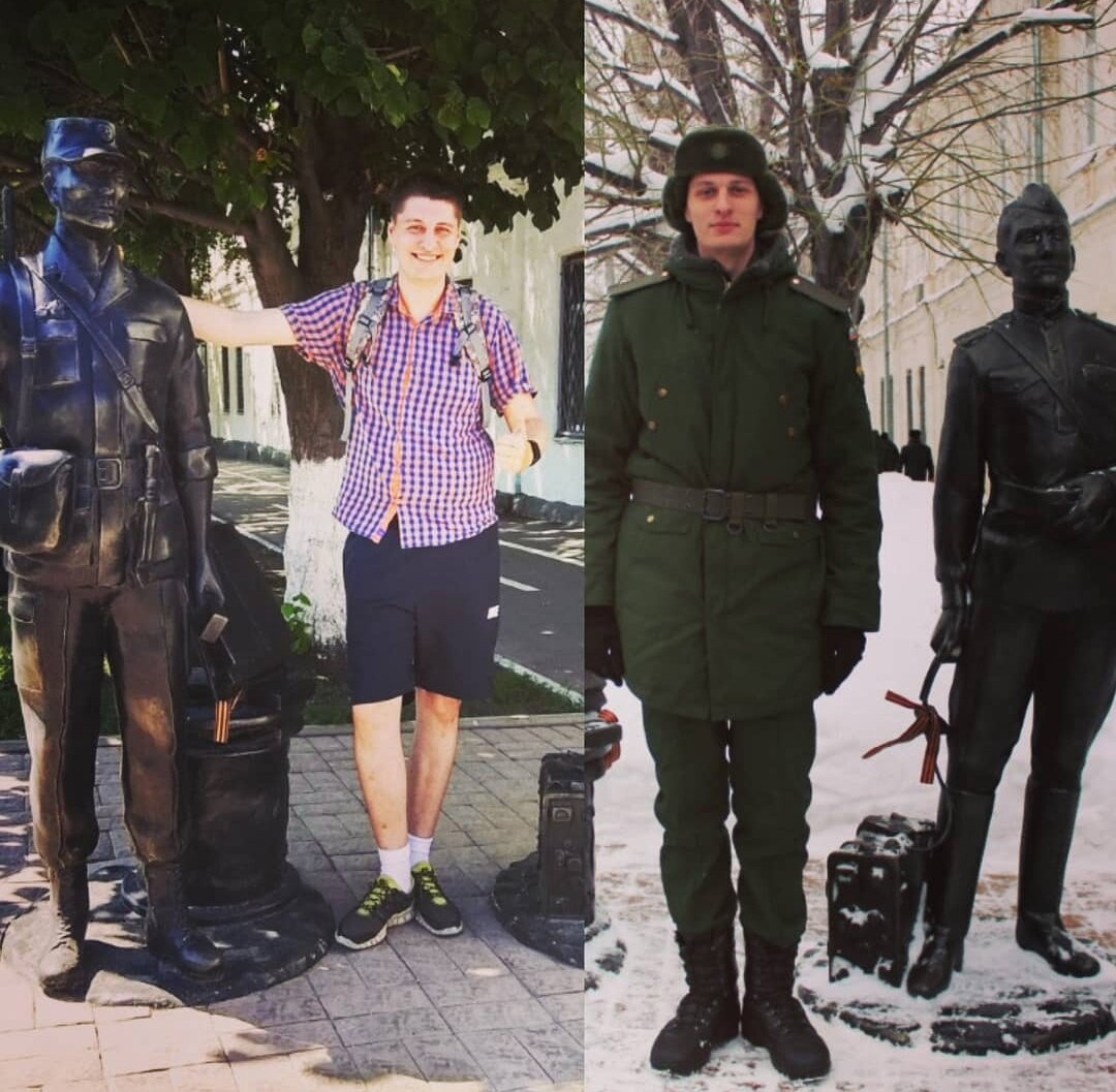 Памятник связистам около части.