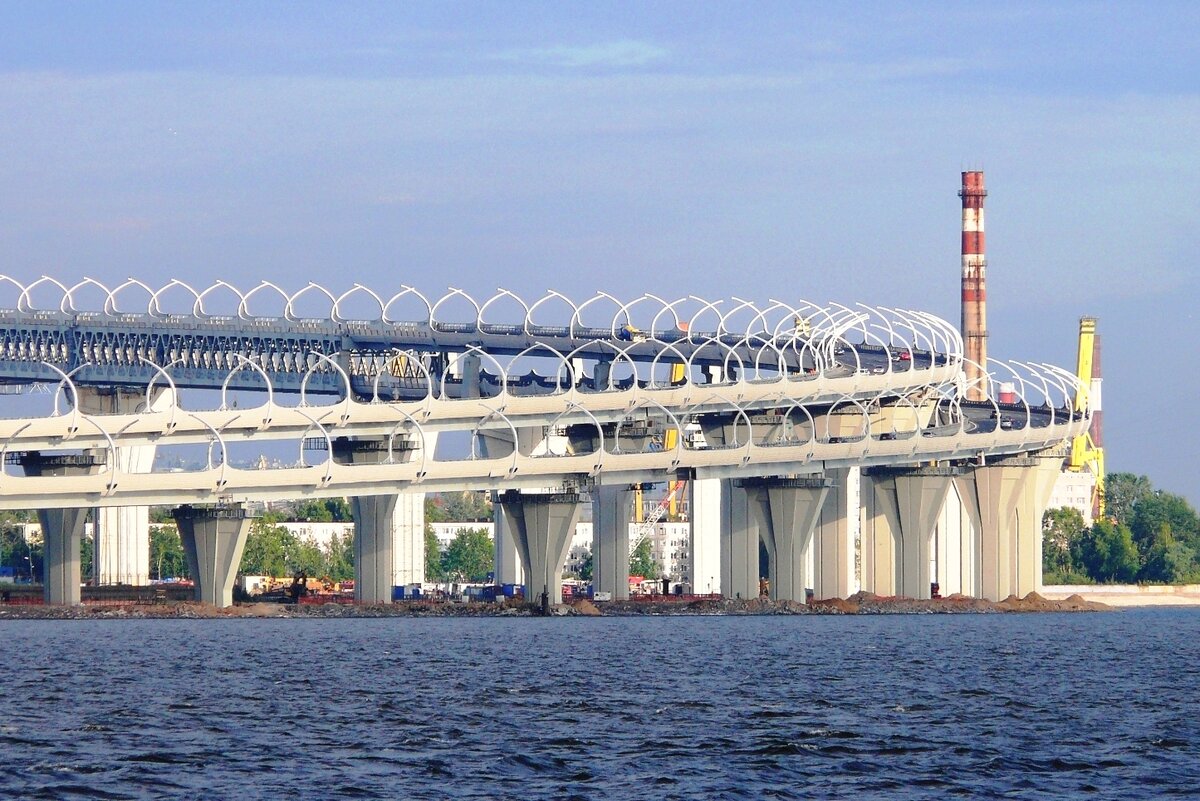 Западный скоростной диаметр санкт петербург фото