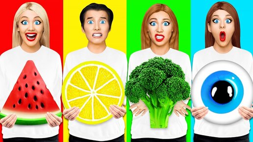24 часа едим еду одного цвета Челлендж от Multi DO Food Challenge ...
