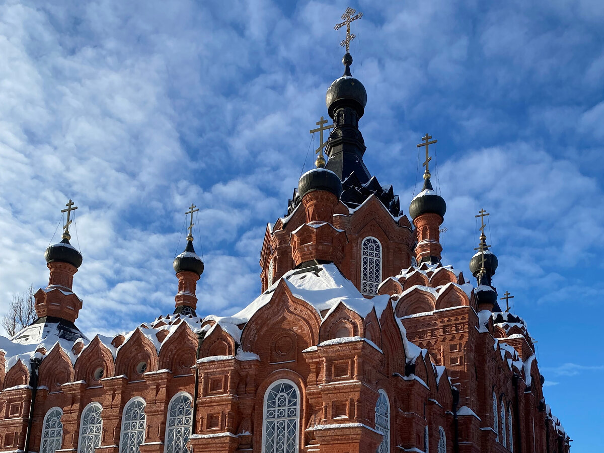 Храм Казанской иконы Божьей матери в Шамординской обители.