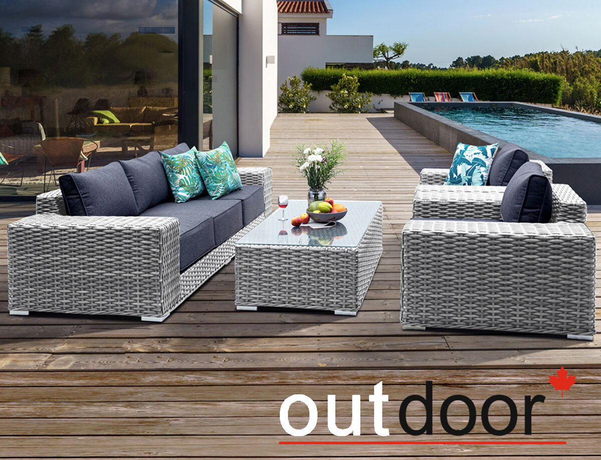 Уличная мебель из искусственного ротанга