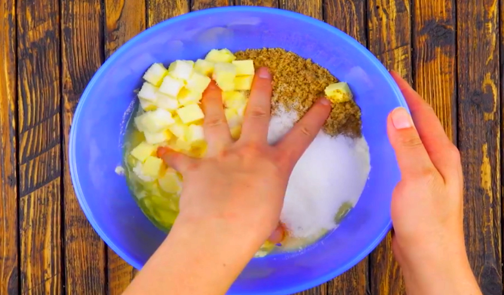 Вкусный яблочный пирог лучший рецепт Китайские блюда китайская еда китаец готовит китайские рецепты китайская кухня Китай