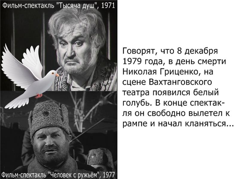 Самый обычный гений Николай Гриценко - экранный барон, гусар, шпион, погибший в психбольнице из-за чужой еды.