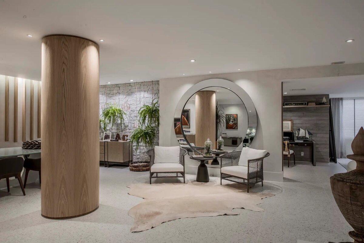 Плитка крупного формата в проекте квартиры