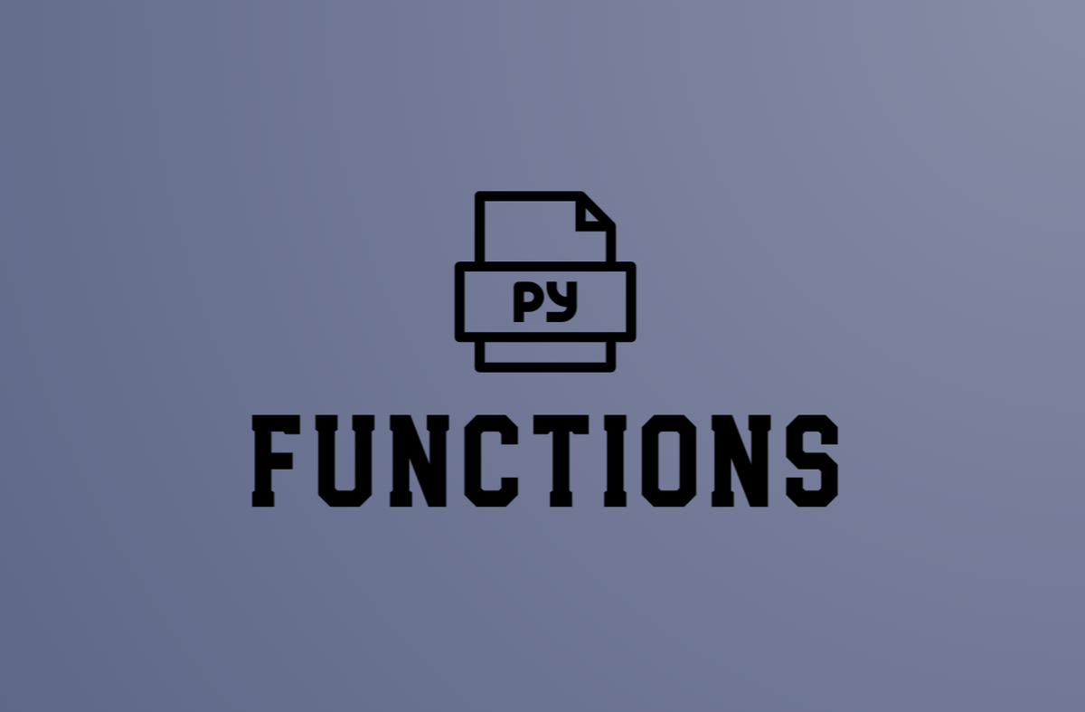 Python functions