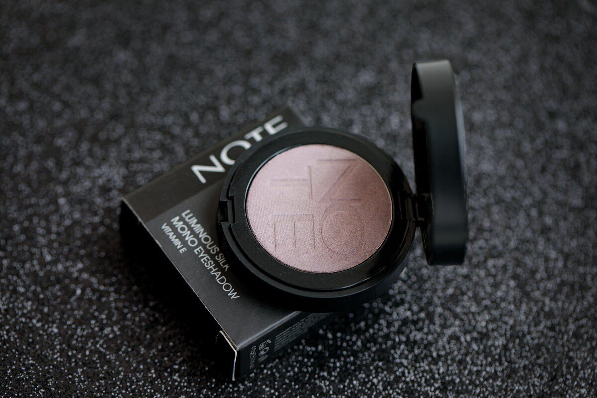 Тени Note Luminous Silk Mono Eyeshadow 