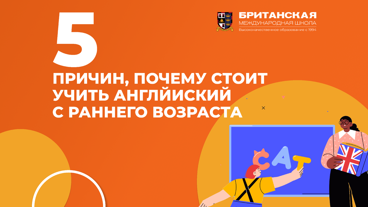 5 причин, почему учить английский лучше с самого раннего возраста |  Британская международная школа | Родителям | Дзен