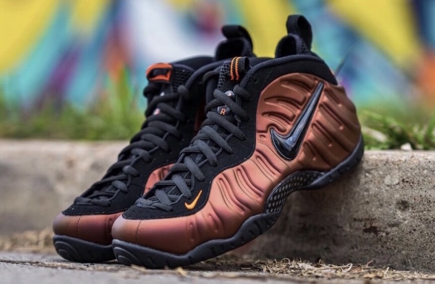 Nike foamposite crimson on sale