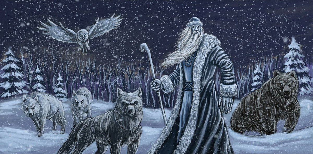 Мороз-Карачун, рисунок из открытых источников