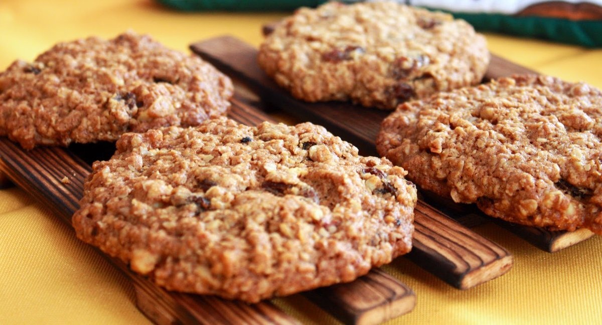 #овсяное печенье #вкусная еда 