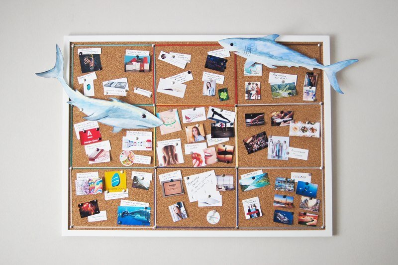 Автор Карты и фото: Инесса Сычева, основатель мастерской пробковых досок DoSSki