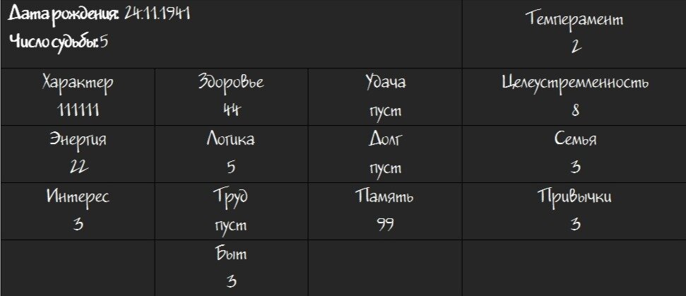 Матрица Александра Маслякова-старшего