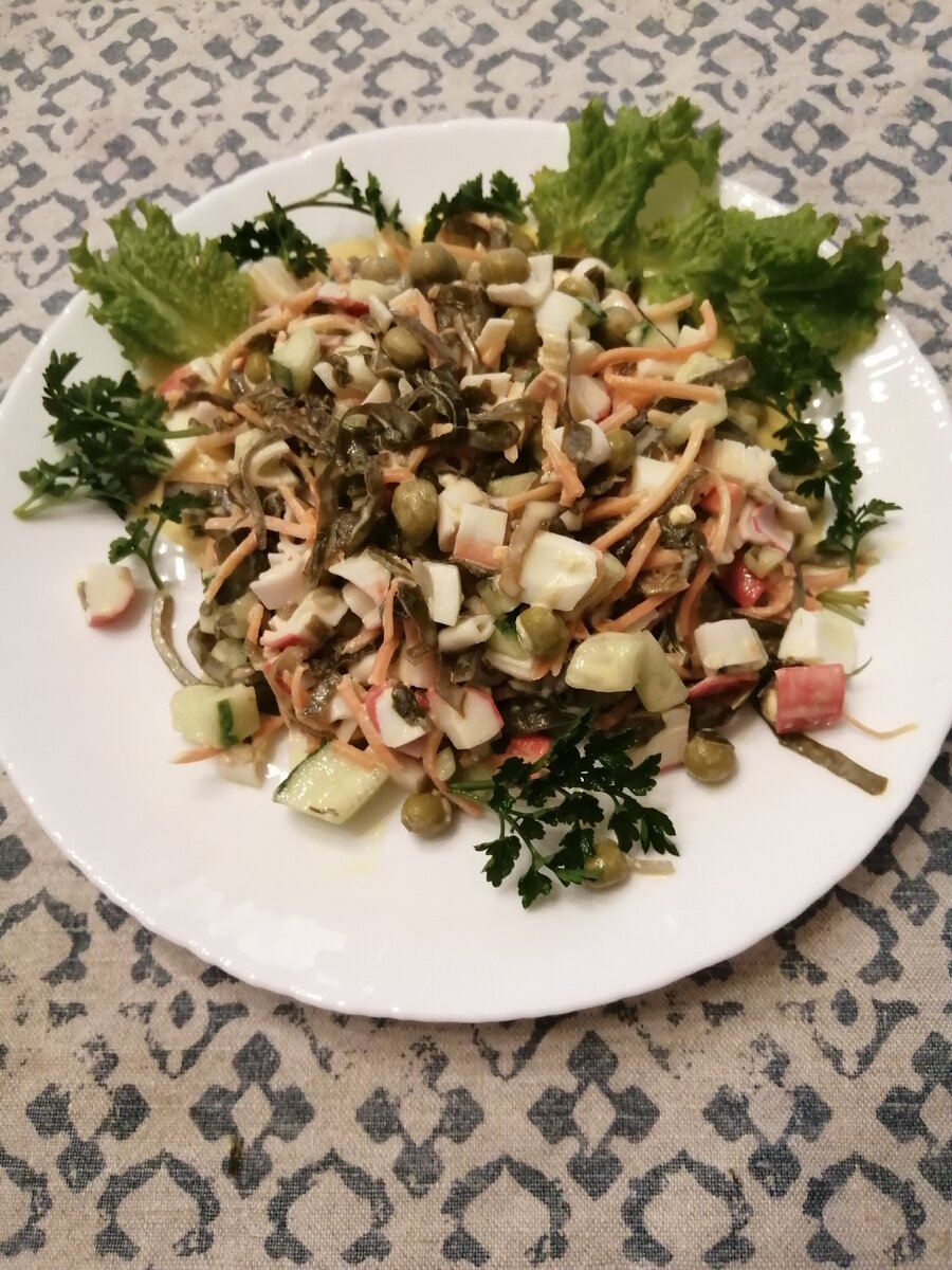 Очень вкусный, оригинальный салат.   