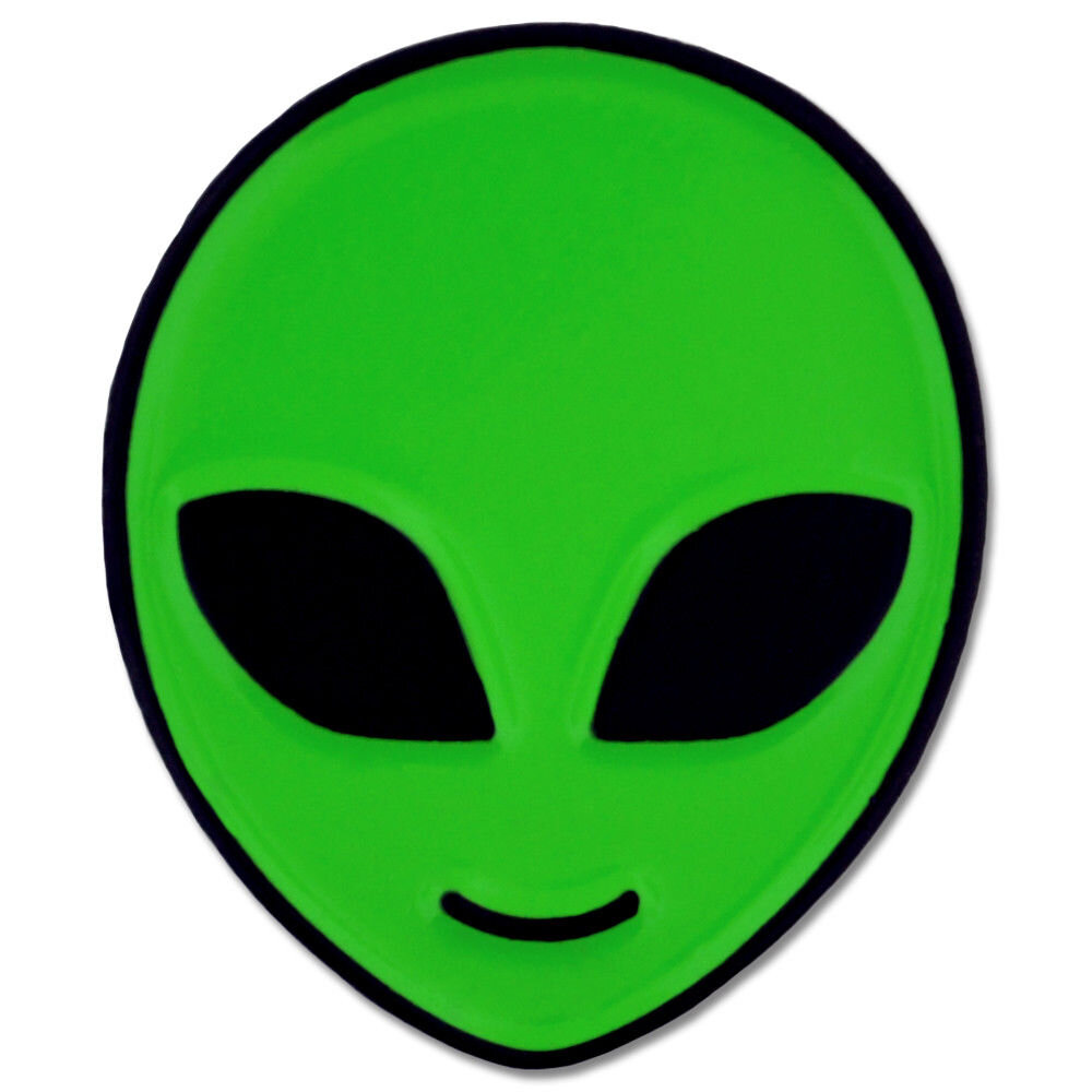 Голова зелёного инопланетянина