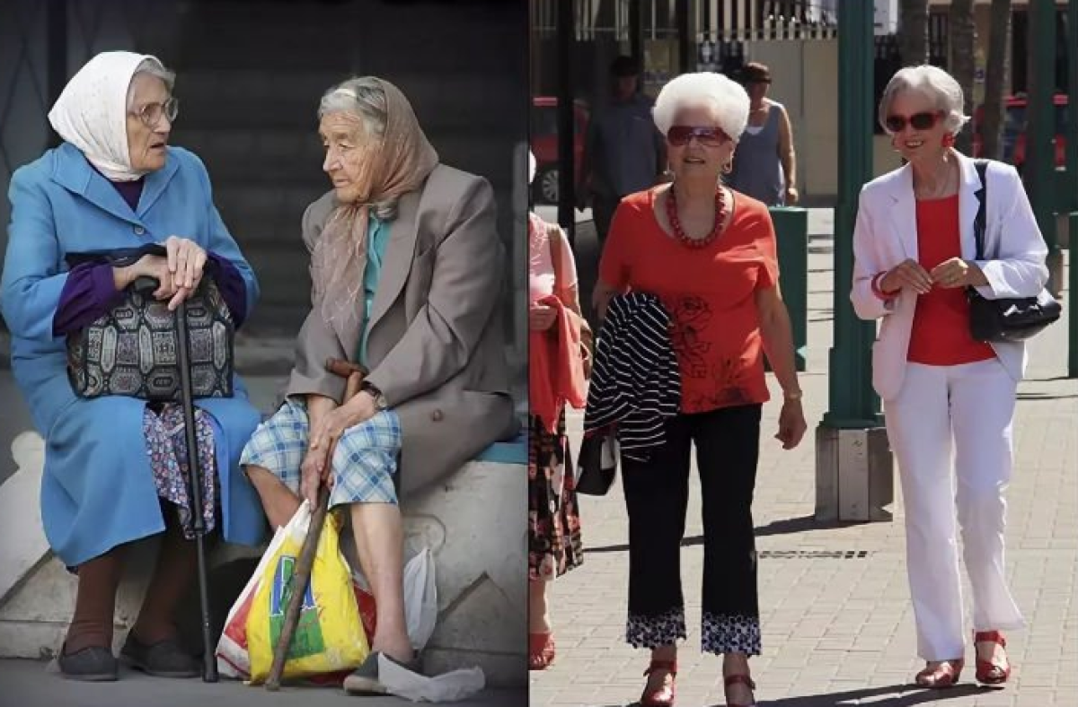 Бедный и богатый старик. Пенсионеры в Европе. Пожилые люди в Европе. Европейские пенсионеры. Пенсионеры в России и в Европе.