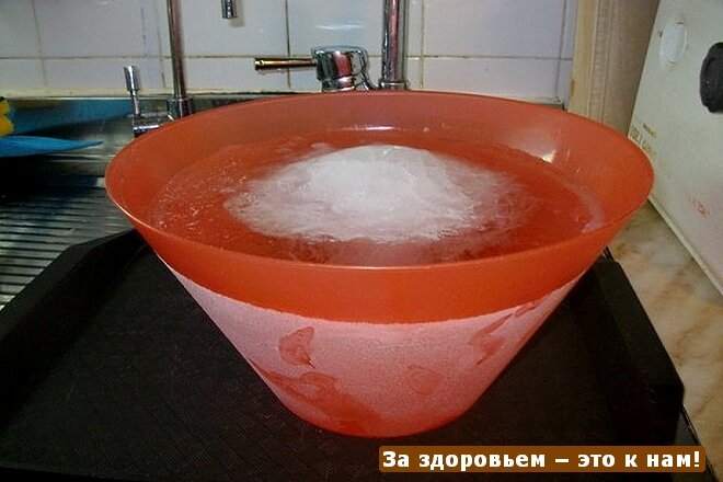 Талая вода в домашних условиях