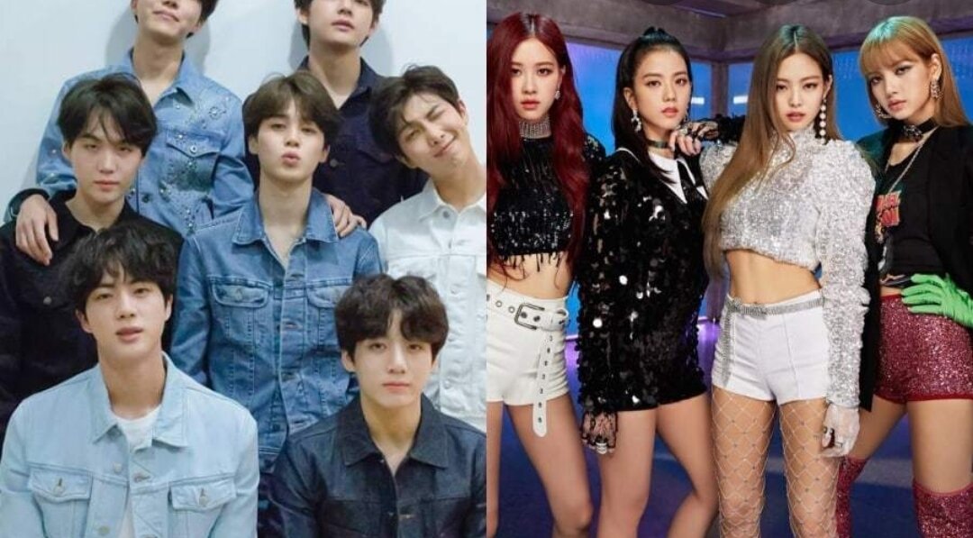 Bts and blackpink фото