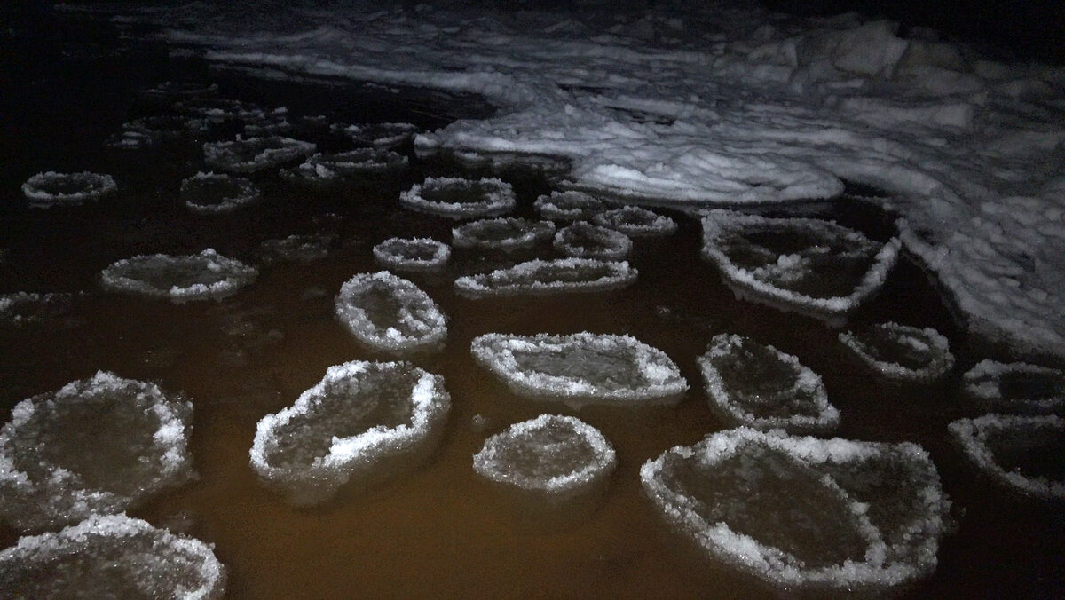 Ледяные круги на воде