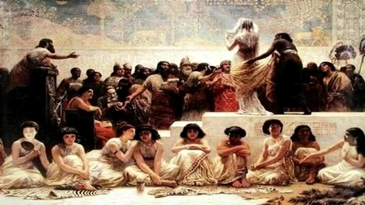 На рынке рабынь