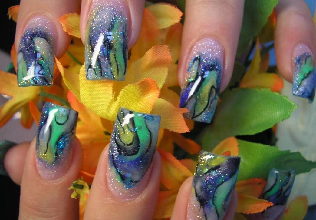 Nail art design: изображения без лицензионных платежей