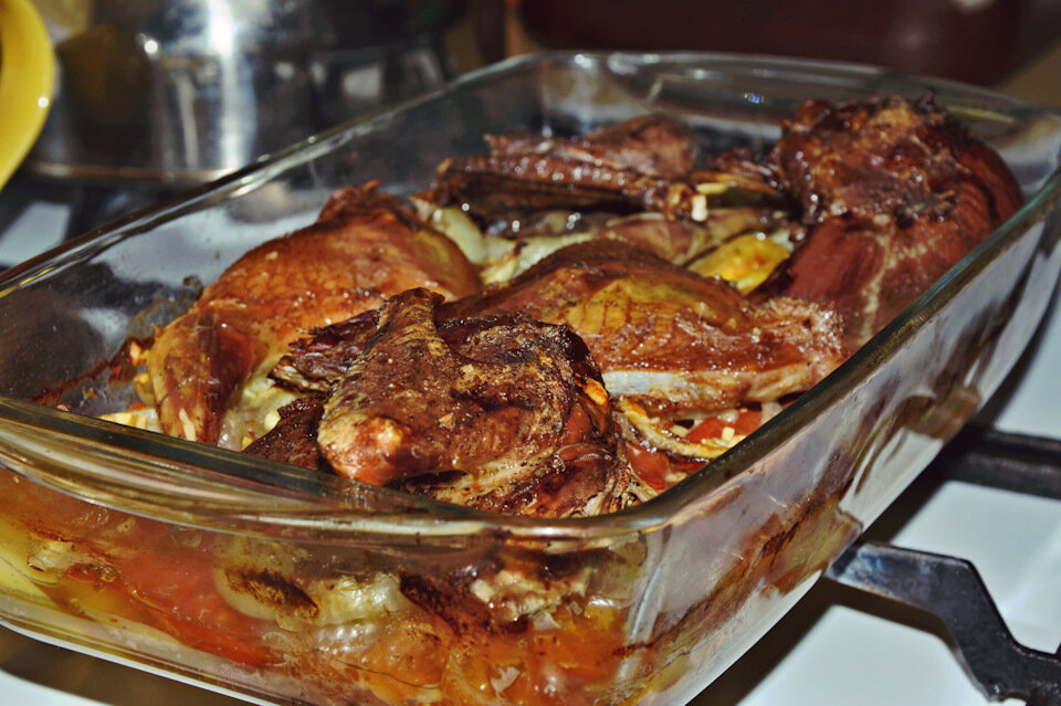 Тетерев в коньячном соусе