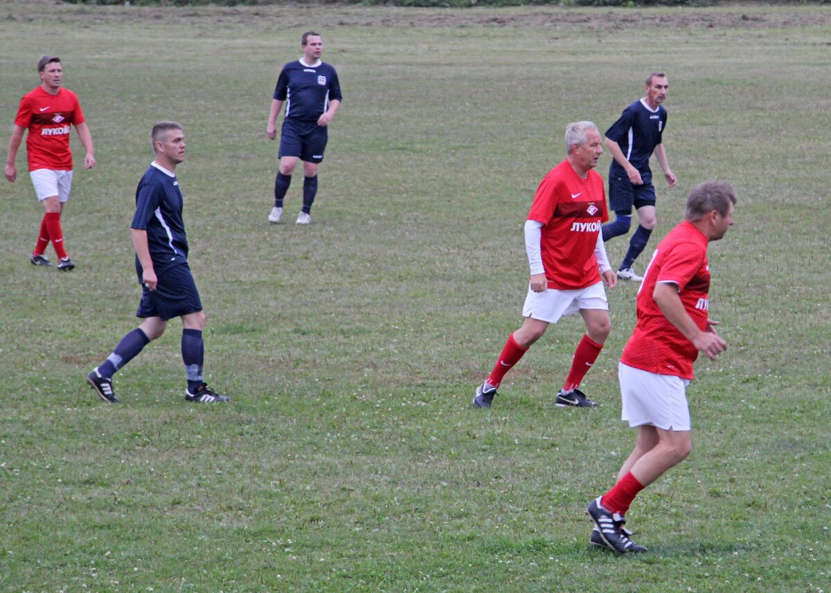игра ветеранов миасского "Торпедо" и московского "Спартака", фото В. Мухина