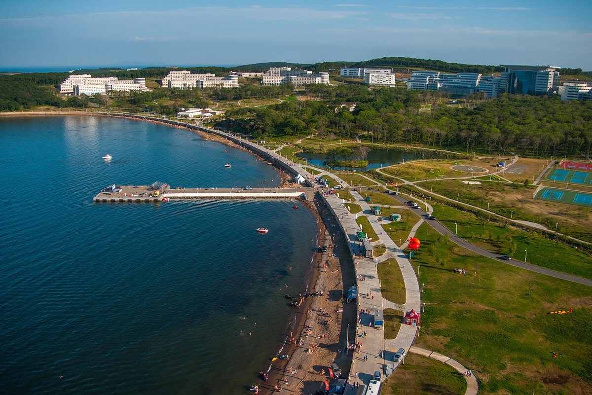 Владивосток фото пляжей и набережной