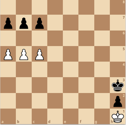 Ход белых. Выигрыш