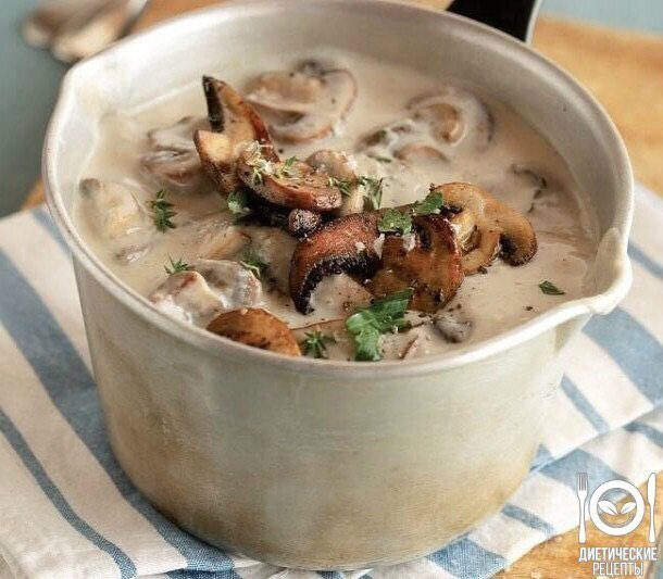Очень вкусные шампиньоны в соусе
