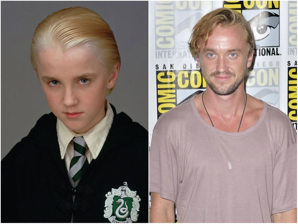 До и после Том Фелтон.