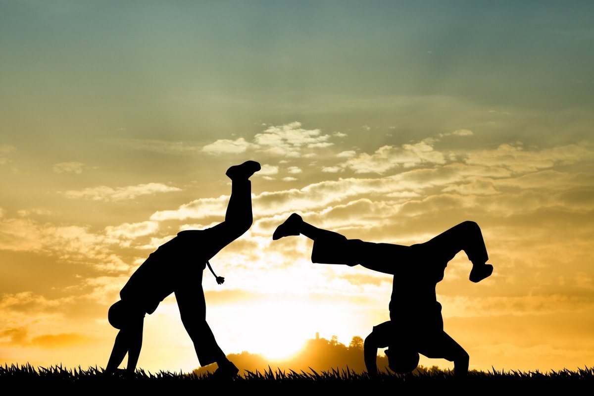 Capoeira siluet
