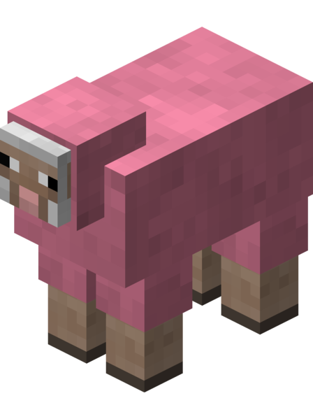 Розовая овца