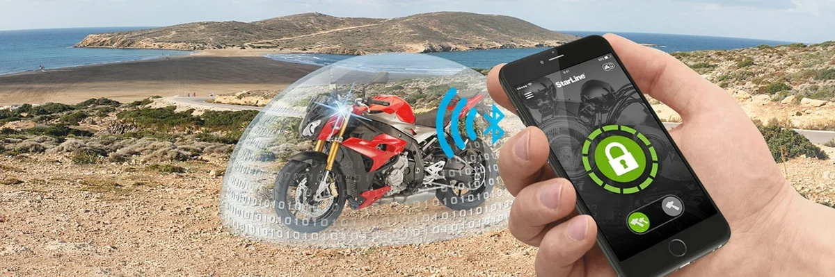 Мотосигнализация Starline Moto V66 с авторизацией владельца по Bluetooth