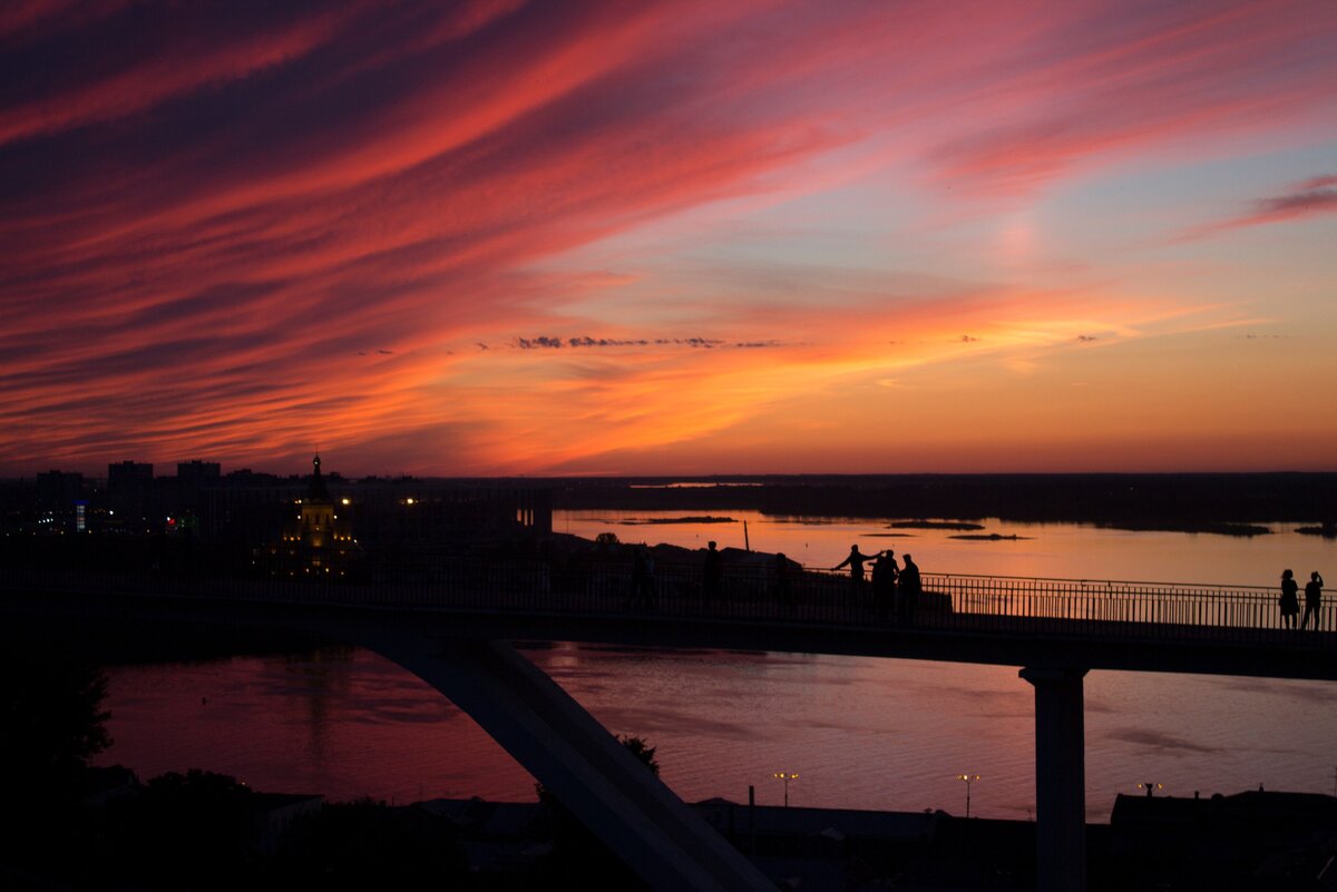 Нижний Новгород называют "столицей закатов" не зря. 