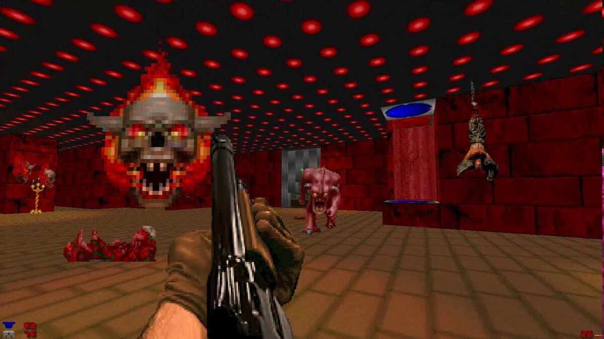 Кадр из игры "Doom".