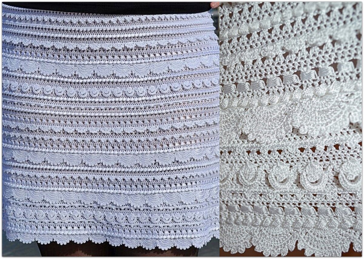 Юбки крючком Skirts crochet