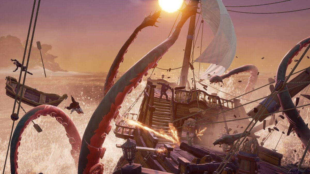 Кракен в Sea of Thieves