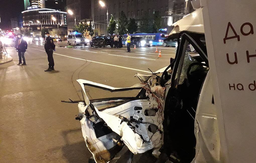 Фото с места ДТП