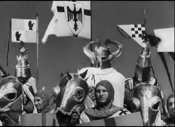 Натиск на Восток(кадр из фильма Александр Невский\фото автора статьи).