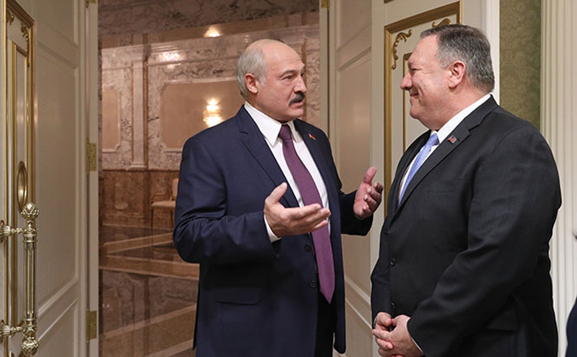 А.Г. Лукашенко и М. Помпео