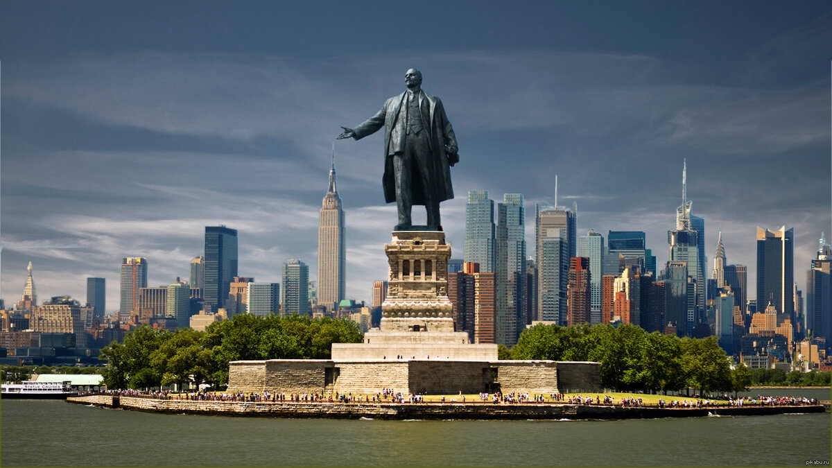 Статуя Ленина в Нью-Йорке