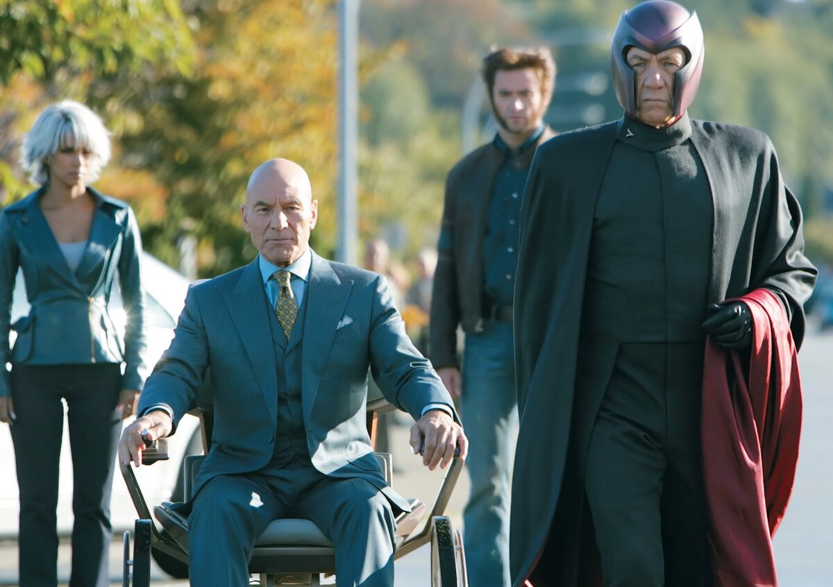 Кадр из фильма «Люди Икс: Последняя битва» (Иэн Маккеллен справа) 